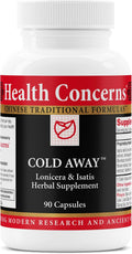 Health Concerns Cold Away - Immune Support Supplement - Chinese Medicine Capsules for Immunity & Cold Prevention - Dong Quai, Chinese Skullcap & Andrographis - Cold Remedy for Adults - 90 Capsules