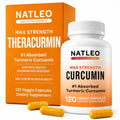 Theracurmin Turmeric Curcumin Supplement, 120 Count, High Absorption Turmeric & Curcumin - Joint Supplement for Men and Women - 42.6X More Bioavailablity