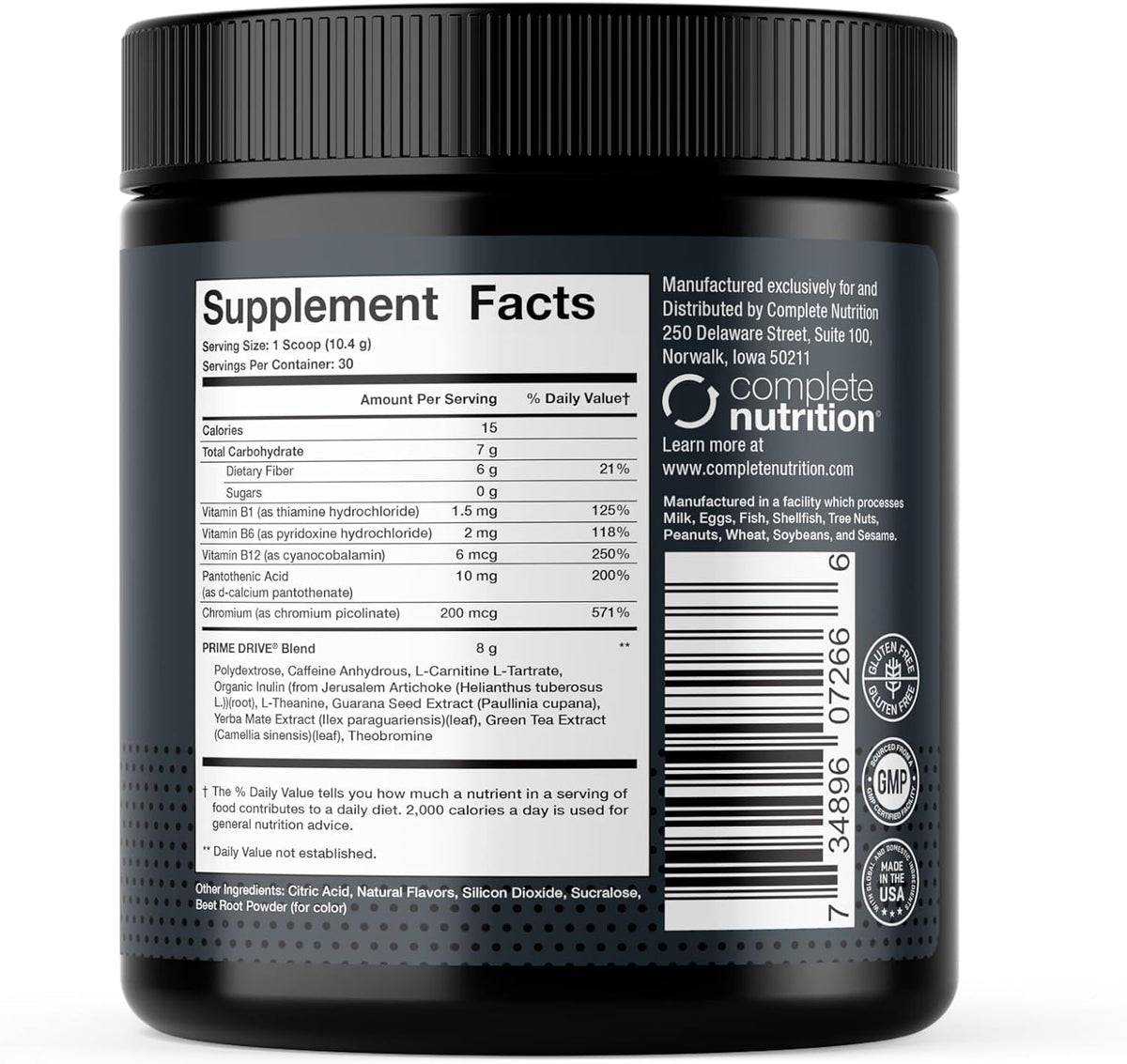 Prime Drive Strawberry Acai Lemonade Pre Workout Energy Drink Powder, Provides Energy, Focus and Intensity, Boosts Metabolism (30 Servings)…