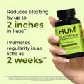HUM Flatter Me Plus Digestive Enzymes, Prebiotics & Gut Health, 60 Count