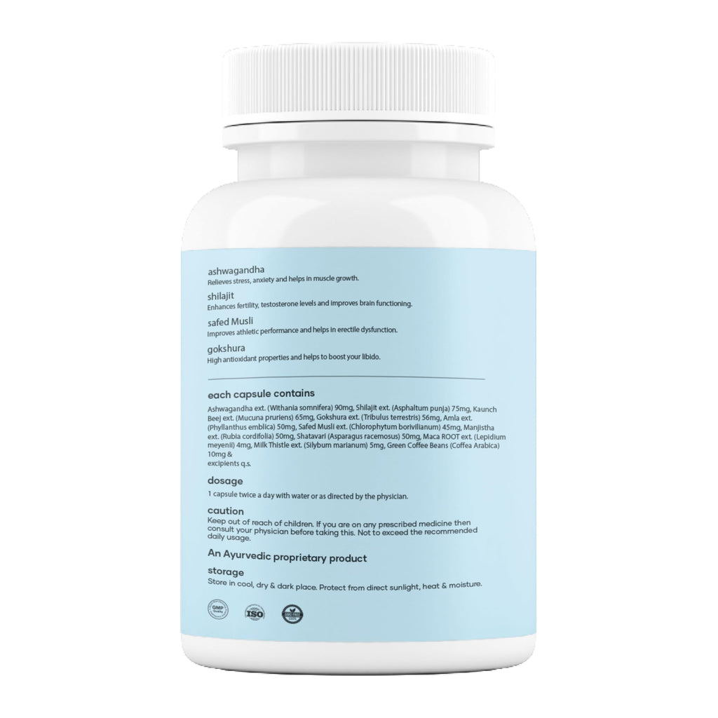 mars by GHC Growth Max Combo | Nitric Oxide Capsules + SurgeMax Capsules | Performance & Vitality Support | 120 Capsules | Pack of 1