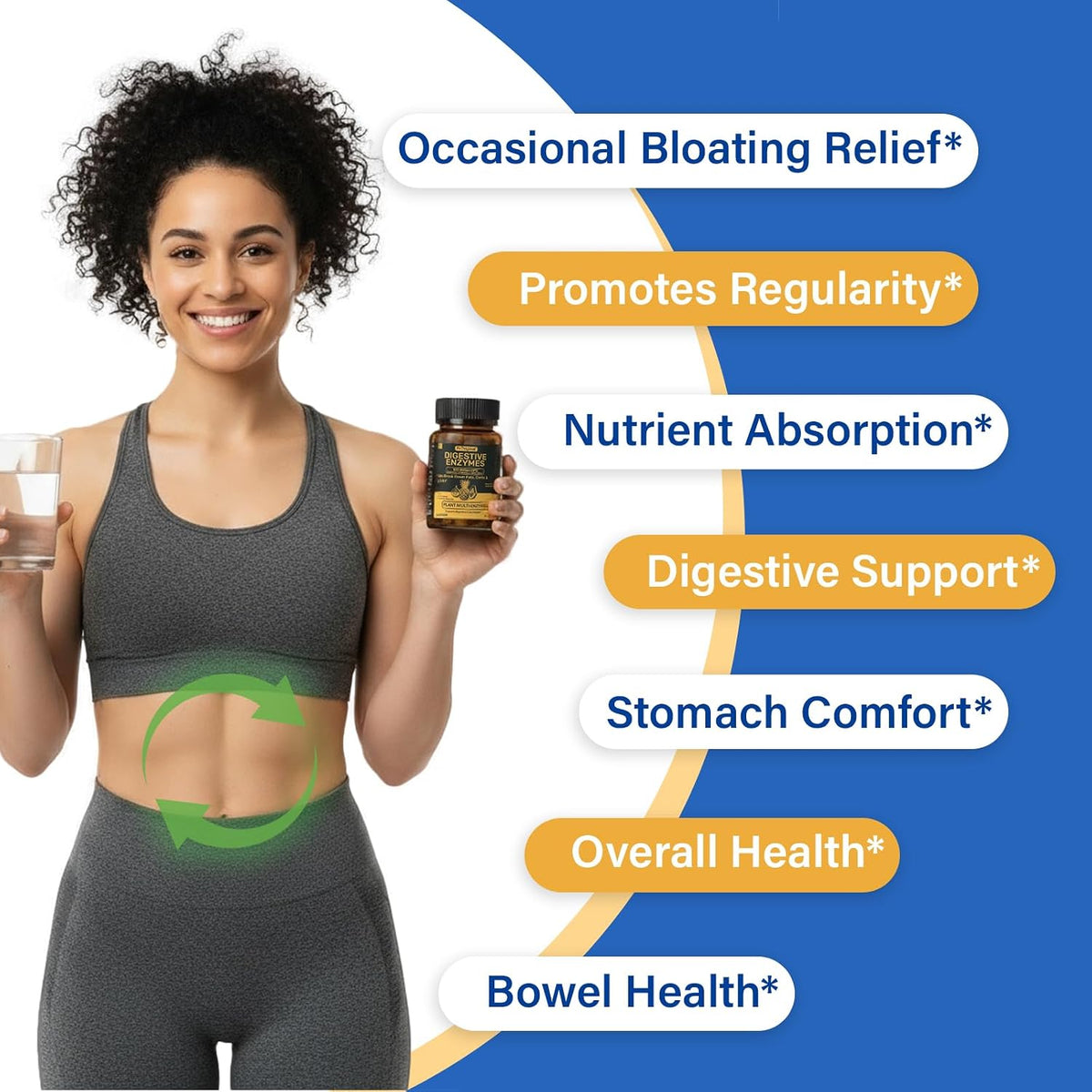 Probiotics & Digestive Enzymes Bundle – 100 Billion CFU Probiotic with 35 Strains + Multi Enzyme Complex for Men & Women – Supports Digestive Balance, Gut Health & Nutrient Absorption – Vegan, Non-GMO