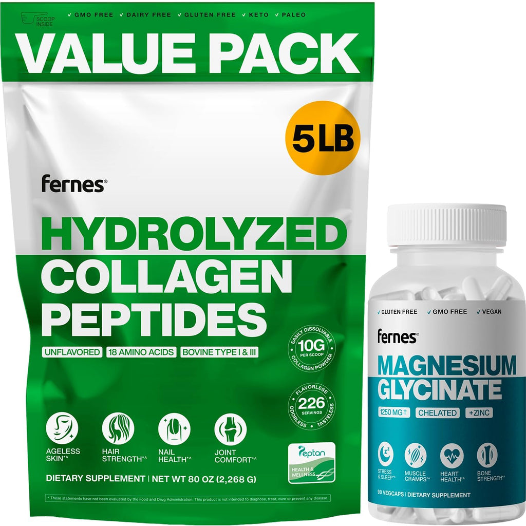 Collagen (5LB) + Magnesium Glycinate 1250mg