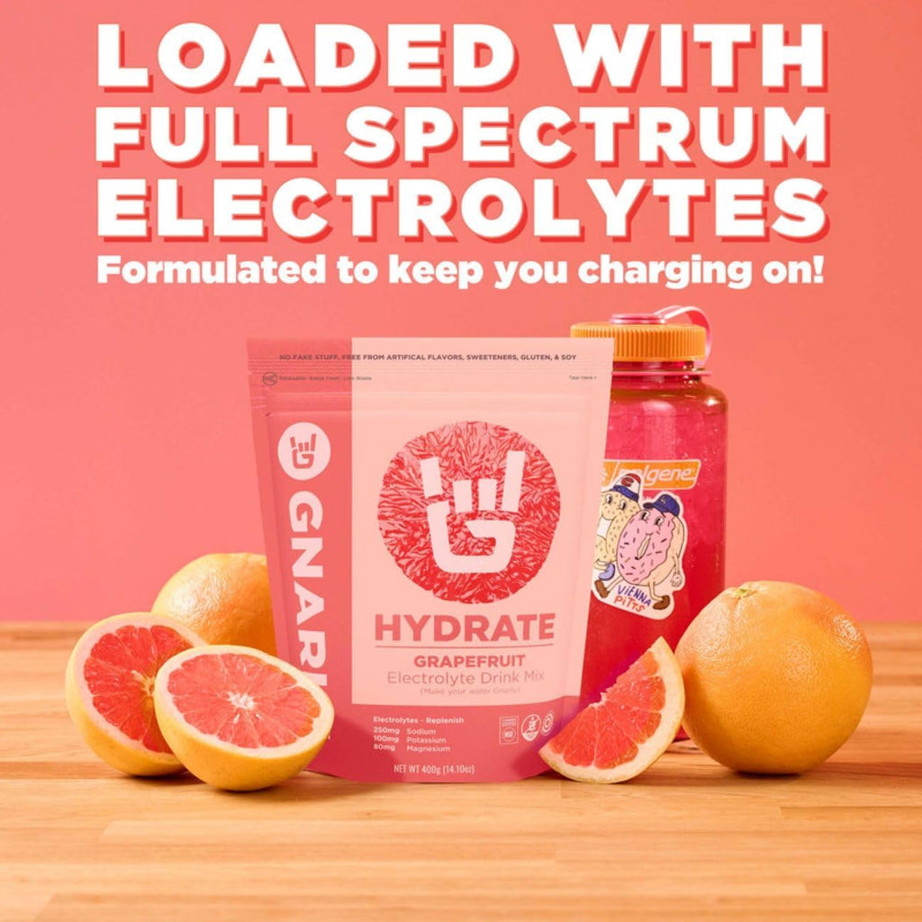 Gnarly Nutrition Hydrate Grapefruit (14.10oz) Fuel2O Limeade - (25 Serv) Bulk Bag (25.57oz)