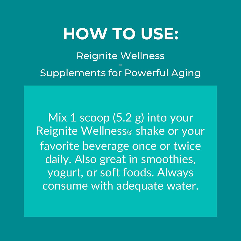 Reignite Wellness by JJ Virgin | Extra Fiber | 12 Fiber Powder Supplement with Psyllium Husk, Pectin, Flax, Cranberry Seed & More | Supports Gut Health | 60 Servings