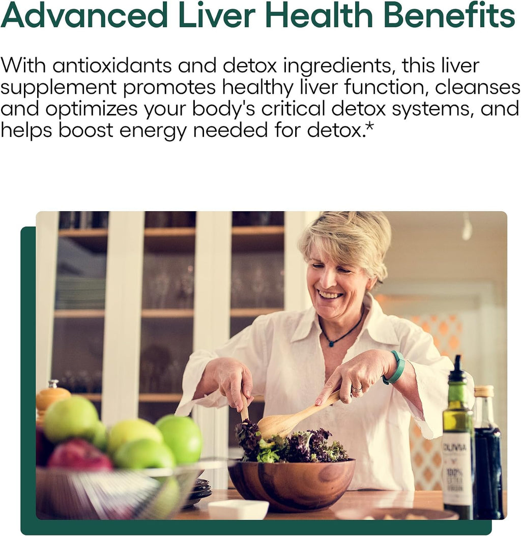 EcoNugenics ecoDetox Supplement for Liver Detox & Total Body Cleanse – Helps Enhance Digestive Health & Energy – Formulation w/Milk Thistle, Vitamin B12, Magnesium & More – 90 Capsules