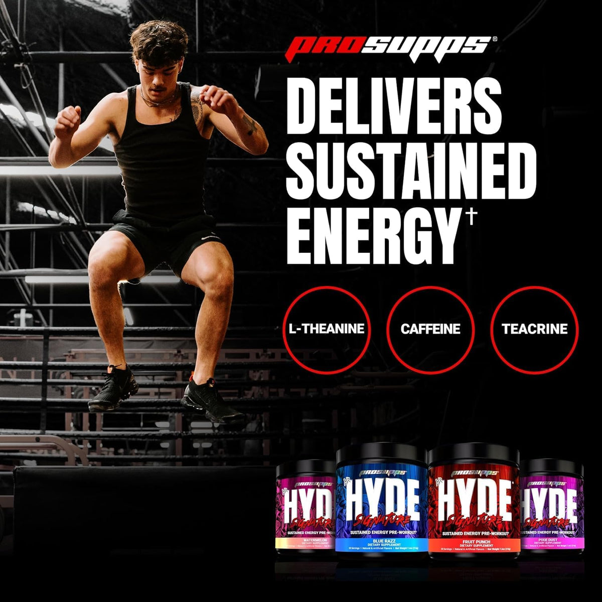 ProSupps L-Carnitine 3000 Stimulant Free Liquid Shots (31 Servings, Berry) and Mr. Hyde Signature Series Pre-Workout Energy Powdered Drink (30 Servings, Blue Razz) Bundle