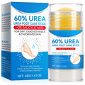 Urea Foot Cream Stick, 60% Urea Cream with 2% Salicylic Acid Foot Care Stick Moisturizer for Dry Cracked Heels, Knees, Hands, Moisturizes & Hydrates Dry Skin, Callus Remover & Skin Softener 1.41 oz