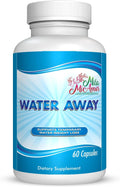 Water Away Natural Diuretic Capsules – Beat Bloating & Water Retention, Support Fluid Balance & Boost Energy with a Gentle Formula of Vitamins, Minerals, Herbs & Roots – 60 Capsules for a Slimmer You