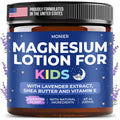 MONIER Magnesium Lotion for Kids - Relaxing Magnesium Cream with Lavender | with Lavender, Shea Butter, Aloe Vera, 100% Natural Ingredients (4 Oz, Unscented)