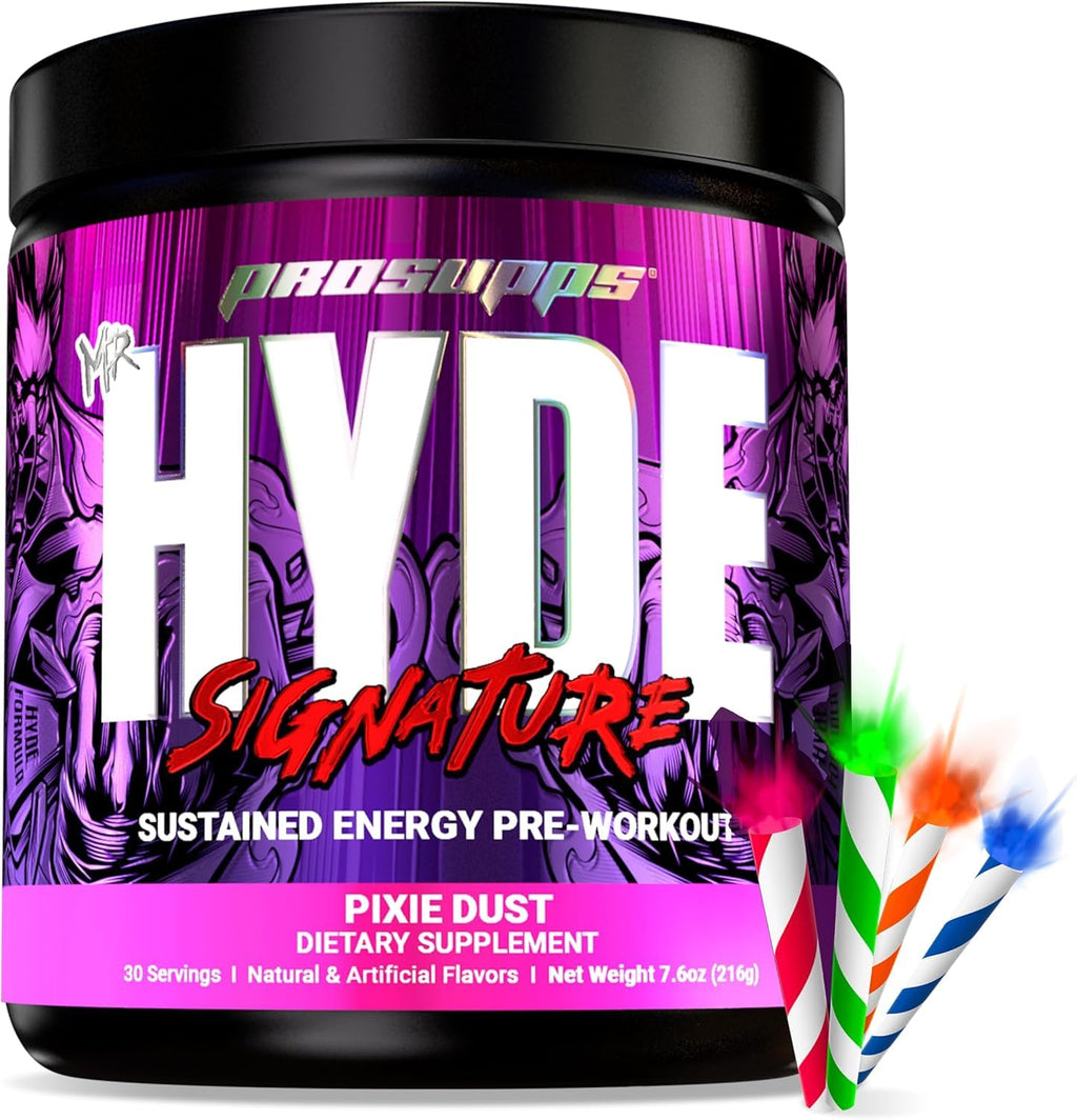 PROSUPPS Hyde Signature Sustained Pre Workout, Pixie Dust and Creatine 300 Bundle