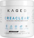 Kaged CreaClear Creatine Monohydrate Powder | Mixes Clear & Dissolves Completely, No Grit | Premium Micronized Creatine for Strength, Performance & Muscle Support | Unflavored | 30 Servings