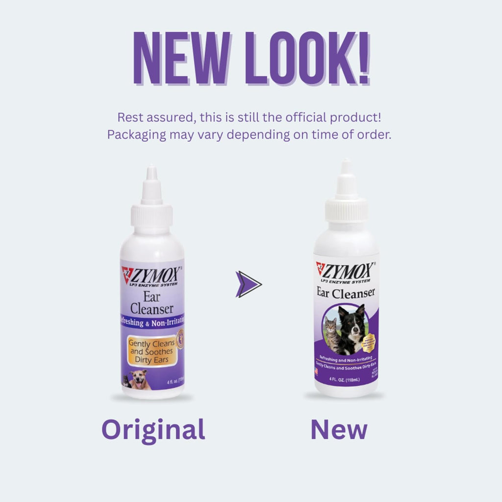 Zymox Ear Cleanser Solution for Dogs and Cats, 4oz
