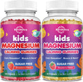 2 Pack Magnesium Glycinate Gummies for Kids & Adults Stawberry & Raspberry Flavor