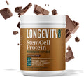 Stem Cell Protein Powder Chocolate – Bone Marrow & Bone Broth Protein, Bacillus Subtilis AB-22, Natural Peptides – Cellular Recovery – 30 Servings