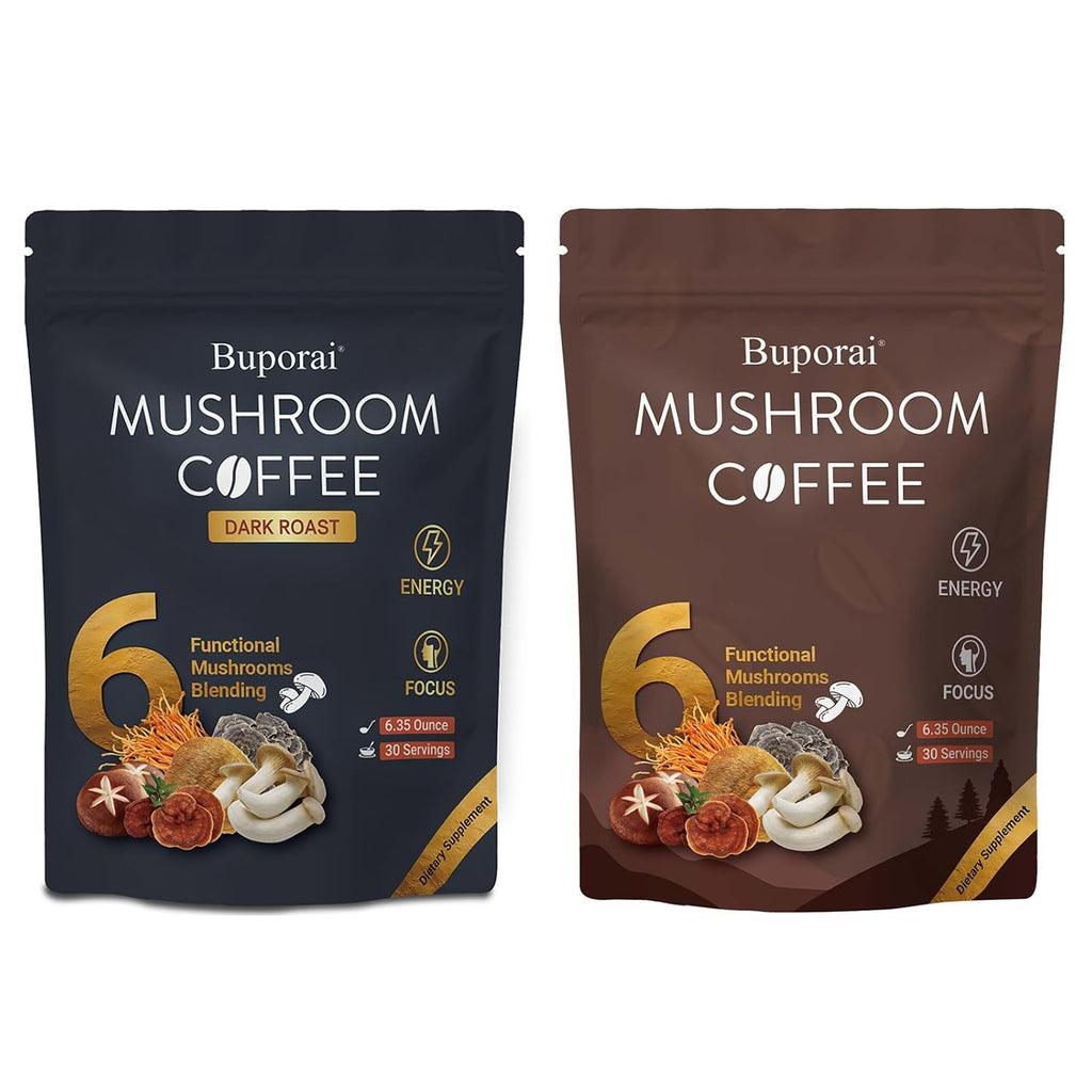 Mushroom Coffee Dark Roast +Medium Roast