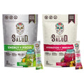 Salud 2-Pack |2-in-1 Energy + Focus (Cucumber Lime) & Hydration + Immunity (Hibiscus) – 15 Servings Each, Agua Fresca Drink Mix, Non-GMO, Gluten Free, Vegan, Low Calorie, 1g of Sugar