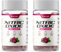 Snap Supplements Nitric Oxide Beet Root Gummies, Cherry, 60 Count (2-Pack) | Sugar Free, For Men & Women, Heart Health & Circulation, Organic Beetroot Extract, Natural Energy, B12, Beets Gummies