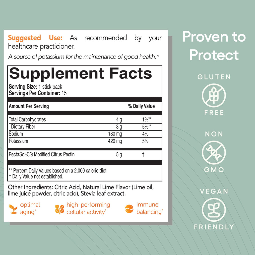 EcoNugenics PectaSol Modified Citrus Pectin – 184g Berry Powder – Total-Body Health Supplement to Support Immune System, Inflammation Response & Healthy Aging + Maintain Healthy Galectin-3 Levels