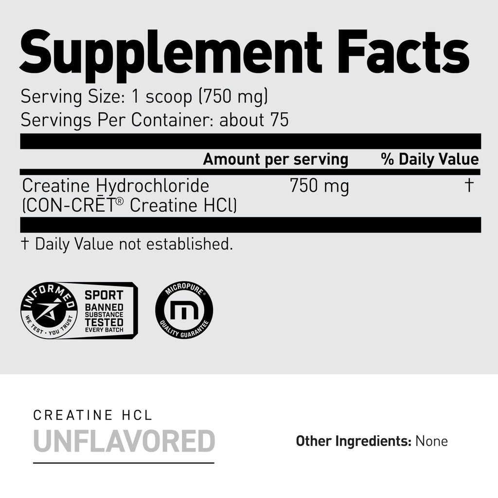 Kaged Creatine HCl Capsules | 7X Concentrated vs Mono | Muscle Building & Recovery | High Absorption | No Bloating | Creatine for Men & Women | Vegan, Gluten Free | Unflavored | 75 Servings