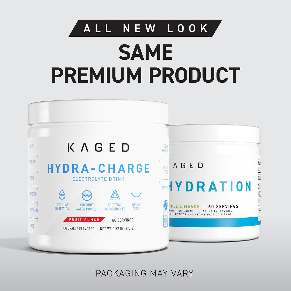 Kaged Sugar Free Hydration | 5 Key Electrolytes | Coconut Water | Tastes Amazing | 60 Servings