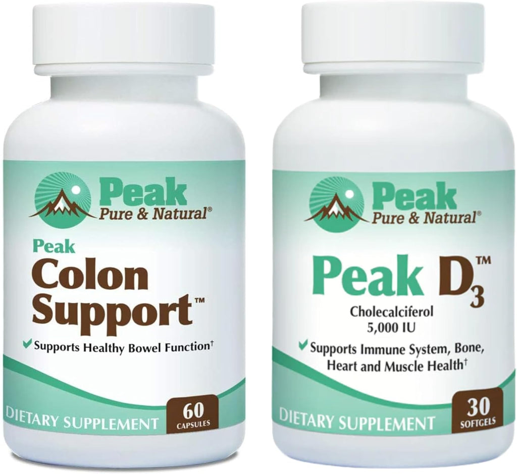 Peak Pure & Natural Colon Support & Peak D3