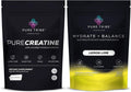 PureCreatine Micronized Creatine Monohydrate Powered by Creavitalis – Hydrate + Balance Electrolytes Powder Packets for Energy, Recovery, & Hydration – Vegan & Sugar-Free