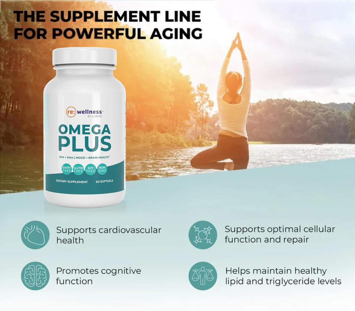 Reignite Wellness by JJ Virgin SHEatine Capsules and Omega Plus