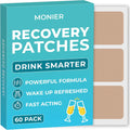 Recovery Patches 60 Pack - Wake Up Refreshed & Energized | Natural Ingredients Recovery Stickers, Skin-Friendly & Waterproof, Apply Before Drinking, Enhanced Morning Formula