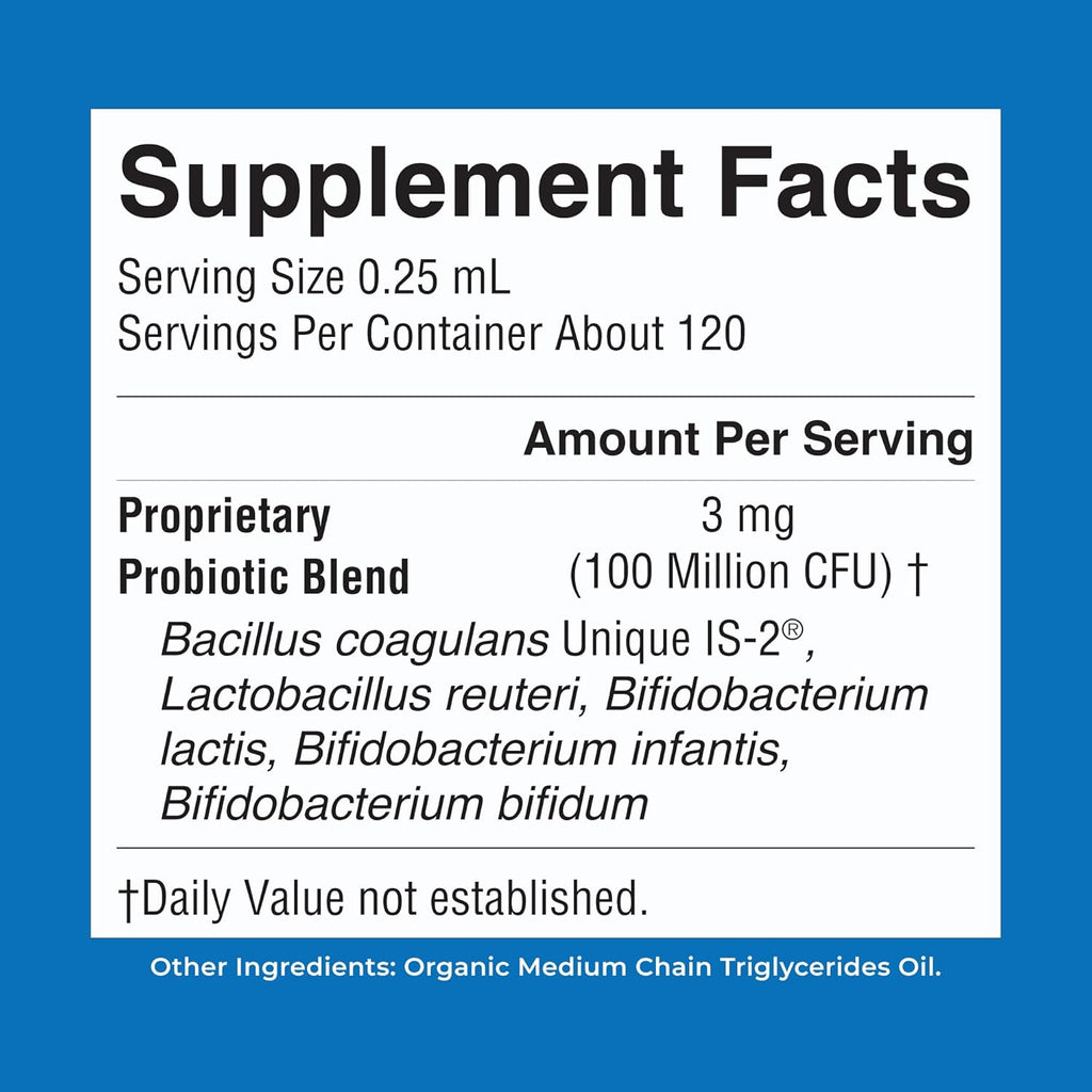 MaryRuth's Organic Infant Liquid Probiotic for Ages 6-12 Months | 100 Million CFU | 5 Probiotic Strains | Probiotics for Infants | Proprietary Probiotic Blend | USDA Organic | Vegan | Unflavored |1 oz