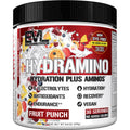 Evlution Nutrition HYDRAMINO Complete Hydration Multiplier, 6 Electrolytes, Vitamin C & B, Fluid Boosting Aminos, Coconut Water, Endurance, Recovery, Antioxidants, 30 Serve, Orange Mango (Dye Free)