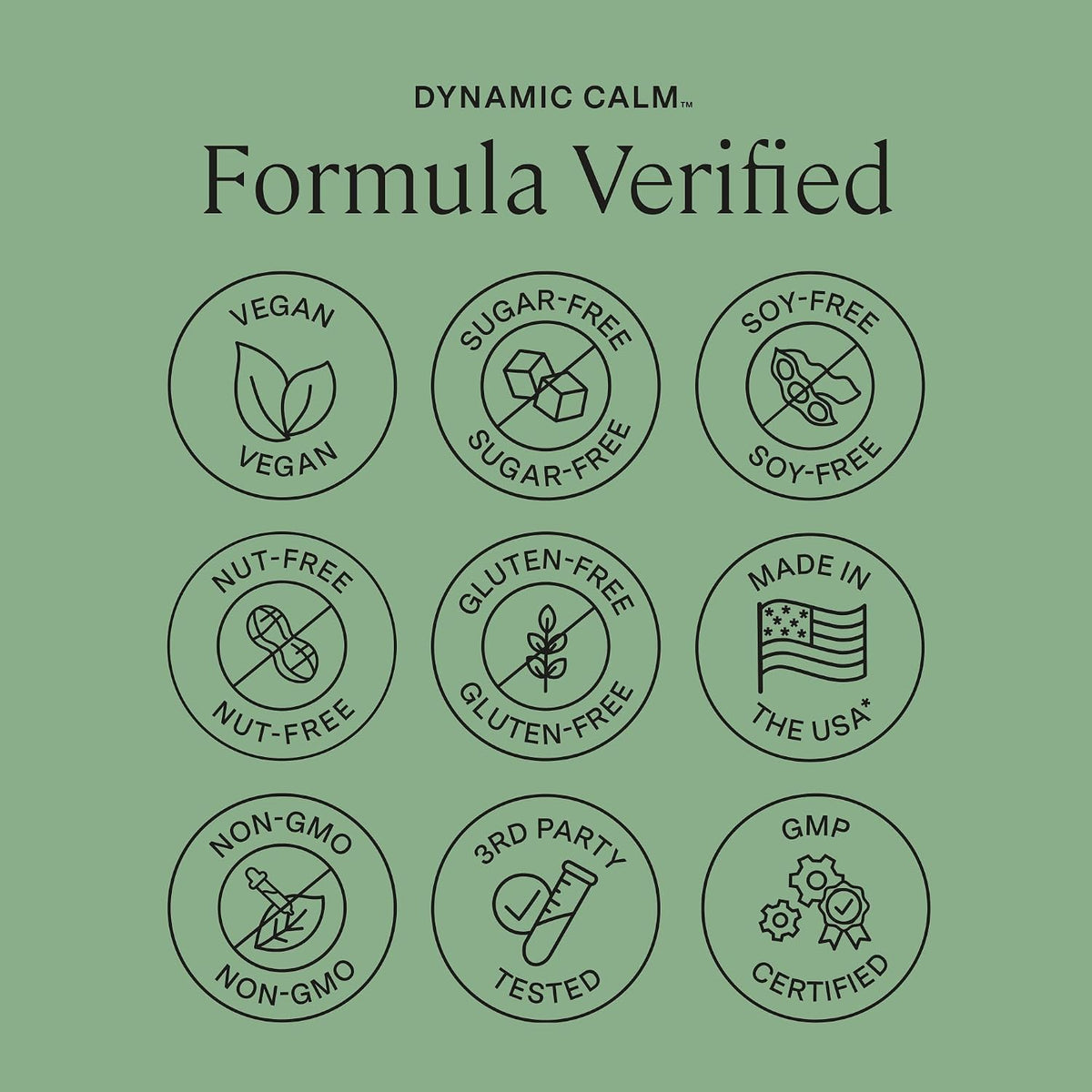 Stonehenge Health Dynamic Calm - 600mg KSM-66 Ashwagandha with L-theanine, Rhodiola Rosea, Holy Basil, and Magnesium Glycinate, Daily Stress and Mood Support, Non-GMO, 60 Vegetarian Capsules