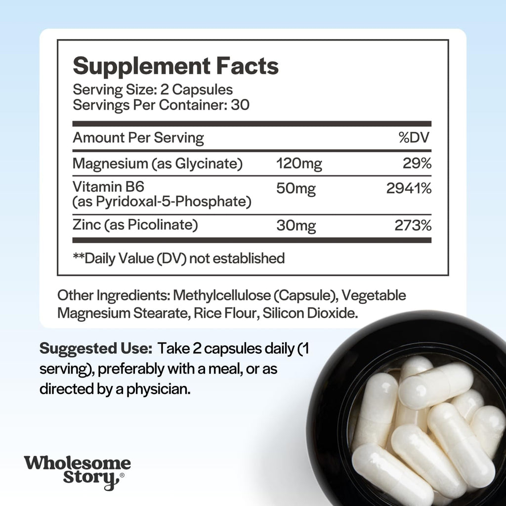 Zinc, Magnesium & Vitamin B6 + NAC Bundle Supplement | Zinc & Magnesium + N Acetyl Cysteine Bundle Supplement| Liver, Lung & Fertility Support | Hormone Balance & Immune Support | 30 & 120 Servings