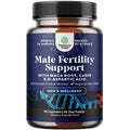 Pre Conception Male Fertility Supplement - Semen Volume Booster with CoQ10, Maca Root, Methyl Folate & D-Aspartic Acid - Mens Fertility Supplement for Sperm Motility - Conception for Him - 90 Count