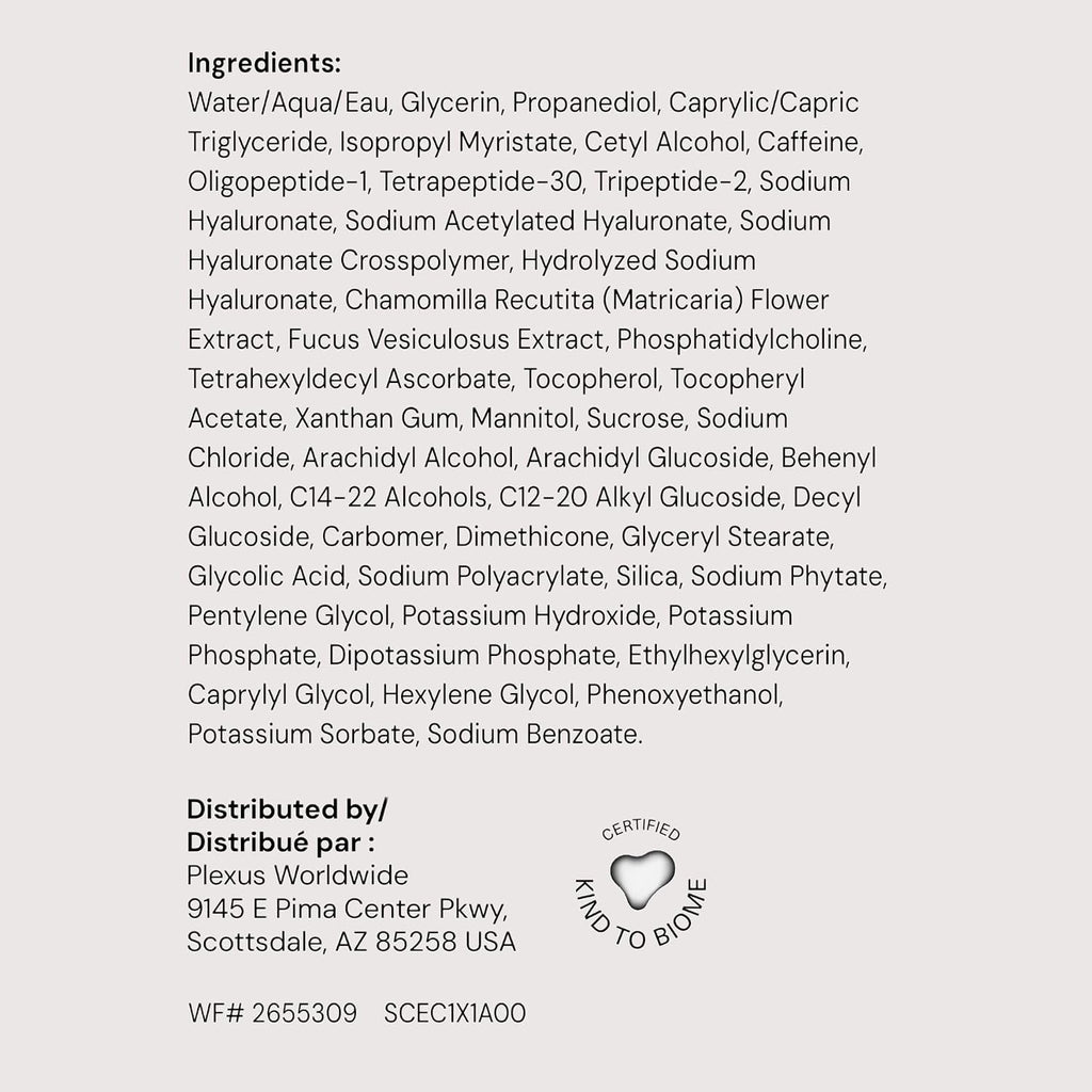 Plexus Bright Eyes™ Revitalizing Eye Cream | 0.5 Fl Oz / 15 ml | Advanced Peptide Complex, Caffeine & Vitamin C for lifting, depuffing, and hydrating the delicate eye area