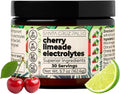 Santa Cruz Paleo Electrolyte Powder, Cherry Limeade, Sugar Free Hydration Drink Mix with Himalayan Pink Salt, Sea Salt, Magnesium Glycinate, Potassium Chloride, Sweetened with Stevia, 30 Servings