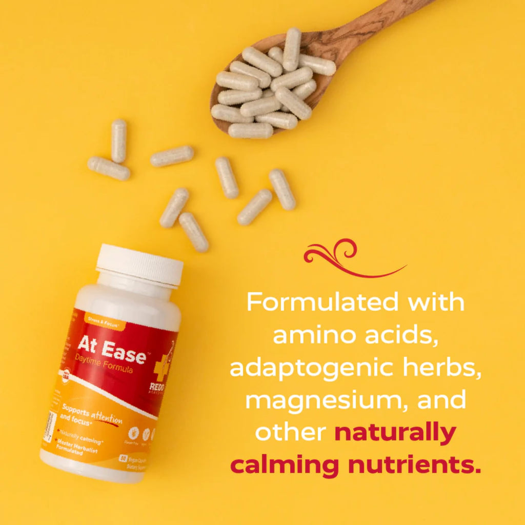 Redd Remedies, At Ease, Supports Relaxation and Stress Resistance, 80 Vegan Capsules
