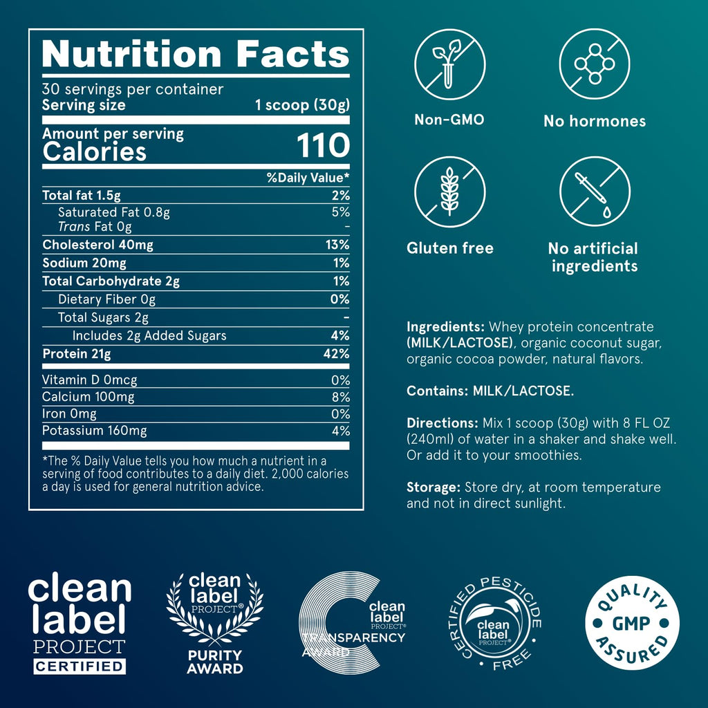Puori Whey Protein Powder, Bourbon Vanilla - PW1 Pasture-Raised, Grass-Fed Whey Protein Powder Drink Mix containing BCAA Amino Acids - Post-Workout Supplement for Muscle Gain & Recovery - 30 Servings