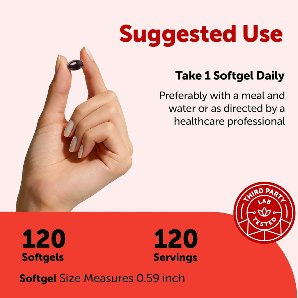 Micro Ingredients Astaxanthin 12mg Per Serving with MCT Oil, 120 Softgels | 4 Month Supply. Natural Microalgae Sourced Astaxanthin Supplement. Easy-to-Swallow. Non-GMO, Gluten Free, Soy Free.