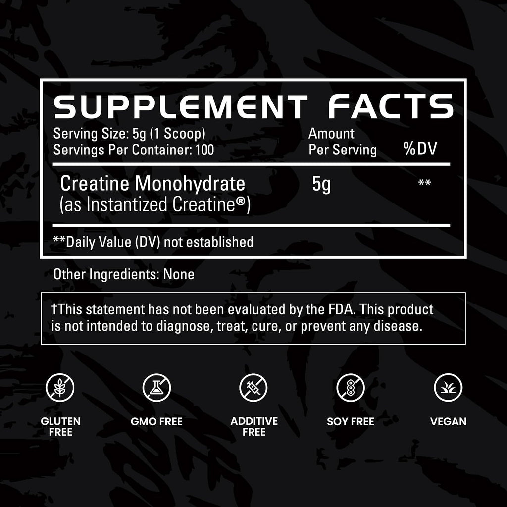 Gains in Bulk Instantized Creatine & No Matter What Pre Workout Powder Bundle, Soluble Creatine Powder, Paraxanthine, Amino Acids & L Theanine, 130 Servings