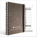 Daily Fitness Journal, Workout Planner & Food Log Book 7x10 Inches | Premium Faux Leather Cover, Weekly Check-Ins for Energy, Joint Health and Mindset Alongside Training and Nutrition Goals