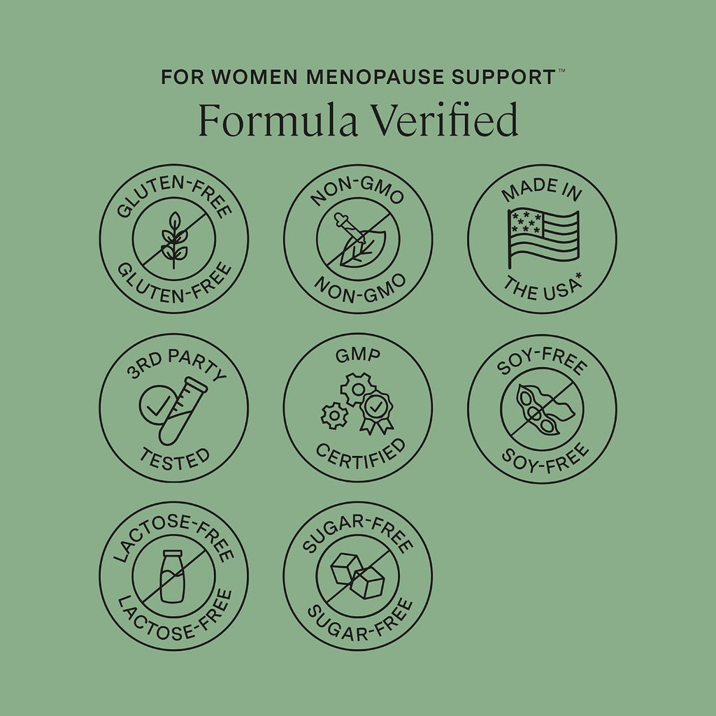 Stonehenge Health for Women Menopause Support for Peri + Menopause + Post - Mood, Energy, Stress, Hot Flashes, Night Sweats, Sleep & Cortisol, Chromax Chromium, Vitamin D3, KSM-66 Ashwagandha (3 Pack)