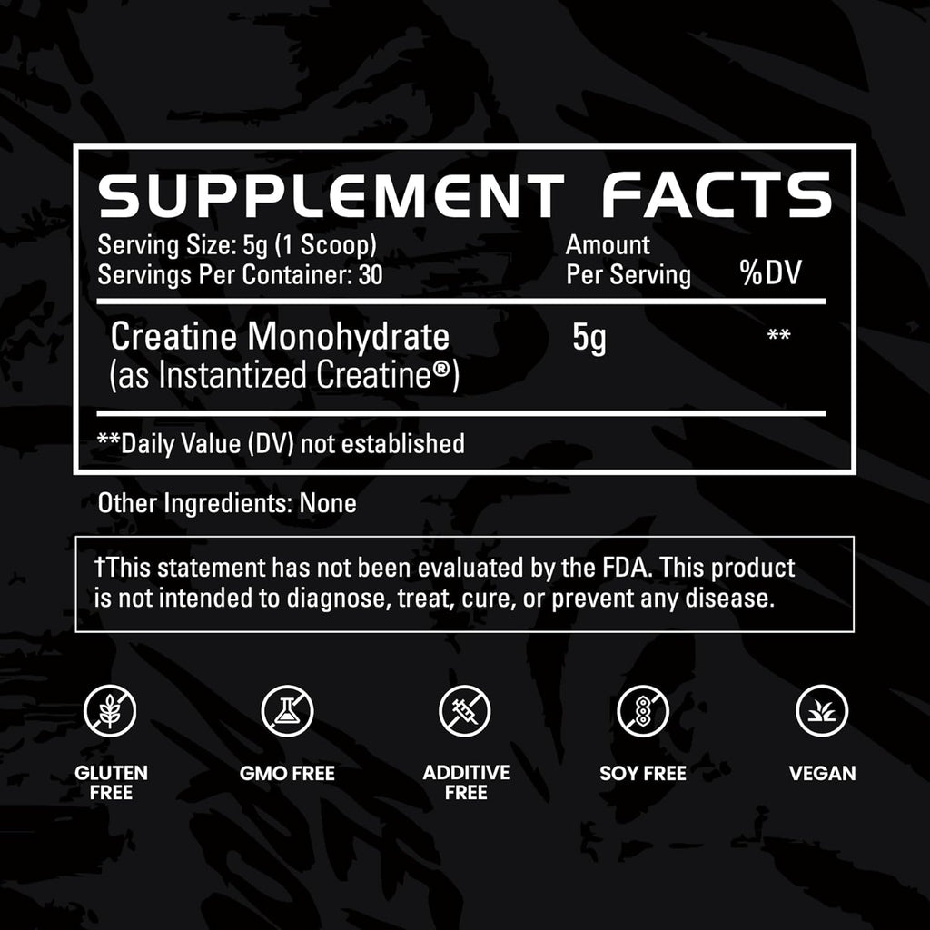 Gains in Bulk Instantized Creatine Monohydrate for Women and Men, Soluble Pre Workout Powder, Supports Muscle Building, Strength and Performance, Unflavored and Sweet Lemonade, 60 Servings