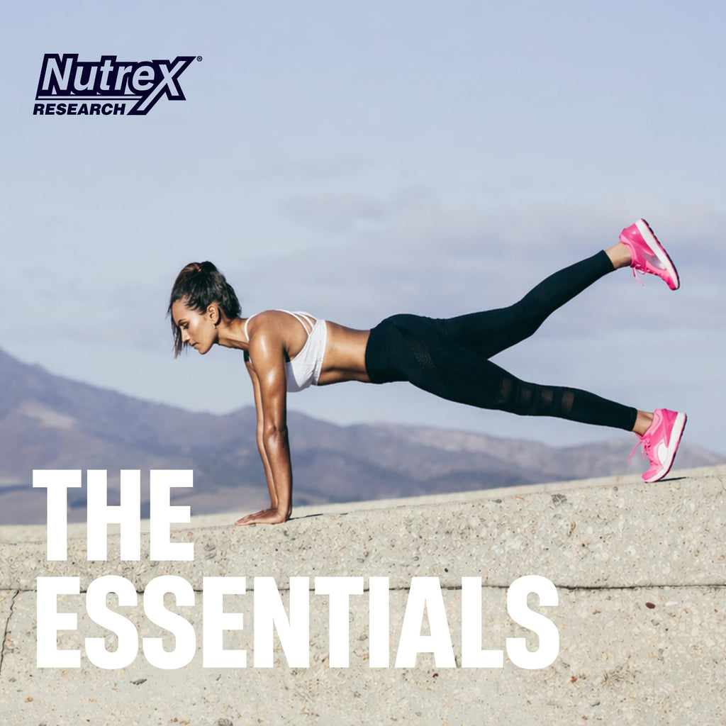 Nutrex Research Essentials Creatine + Hydration Stick Packs, 5g Creatine + Electrolytes, Sugar Free, Gluten Free, Strawberry Watermelon, 15 On-The-Go Stick Packs