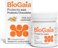 BioGaia Kids Probiotic | Ease Occasional Tummy Discomfort & Constipation | Pediatrician-recommended | Ease Occasional Tummy Discomfort, Gas & Bloating | Promote Regularity | Ages 3+| 30ct