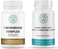 ALA & ALC Complex + 7 Mushroom Complex Bundle | Energy, Focus, Cognitive Support, Immunity, Metabolism & Daily Vitality