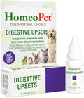 HomeoPet Digestive Upsets, Supplement for Dogs and Cats, 15 Milliliters | Natural digestive support for cats, dogs, and other pets, safe homeopathic formula, liquid drops suitable for daily use