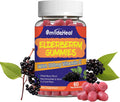 Elderberry Gummies 300mg, with Vitamin C and Zinc, 60 Count | Elderberry Gummies, Elderberry Extract 300mg, with Vitamin C and Zinc, Strawberry Flavor GummiesImmune Support, 60 Count