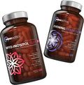 OmniBiotics The Female Health Care Package Organic Evening Primrose Oil + Myo-Inositol with D-Chiro-Inositol for Skin, Hair, & Hormone Support