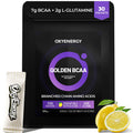 OxyEnergy BCAA 2:1:1 Powder, 7g BCAAs and 2g L-Glutamine, Taurine for Muscle Recovery, Increased Endurance, Perfect Amino Aicds for Pre & Post Workout Recovery, Sugar Free, Lemon, 30 Stick Pack